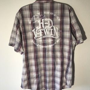 Harley Davidson Men’s snap button s/s shirt V-Twin